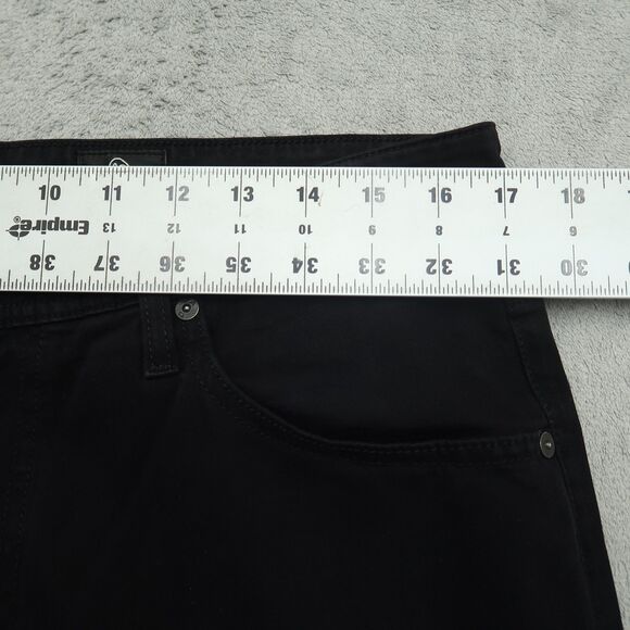 Adriano Goldschmied Jeans Mens Size 33x34 Black Protege Straight Stretch Denim - Picture 3 of 16